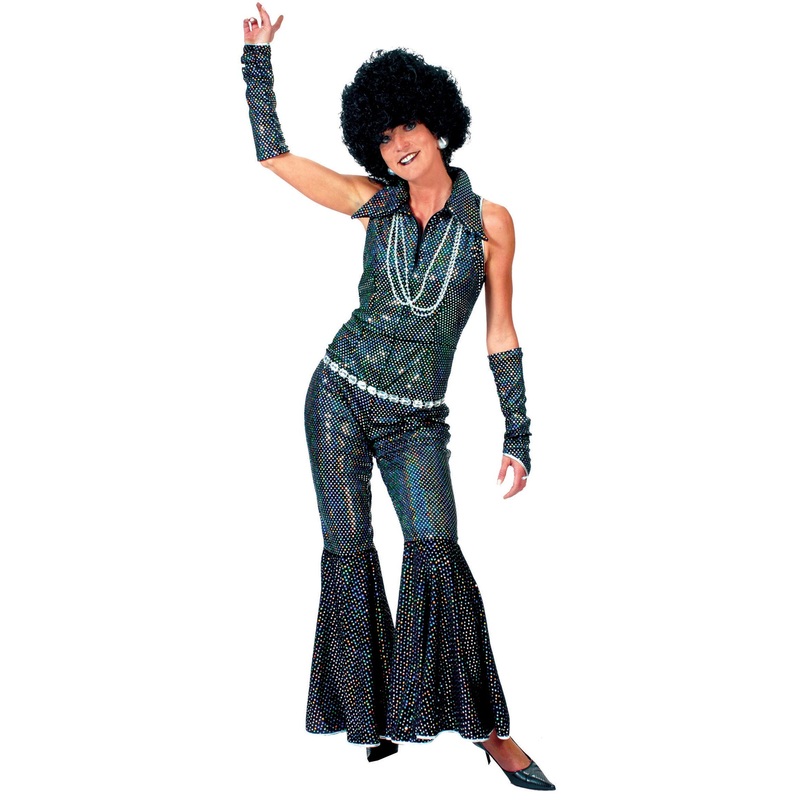 Glamor disco queen sequin look costume 36-38