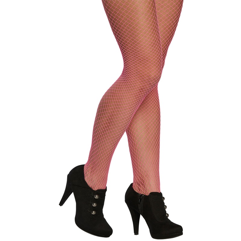 Pink fishnet tights Holly