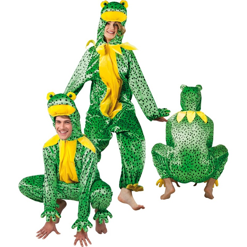 Plush frog unisex costume M-L