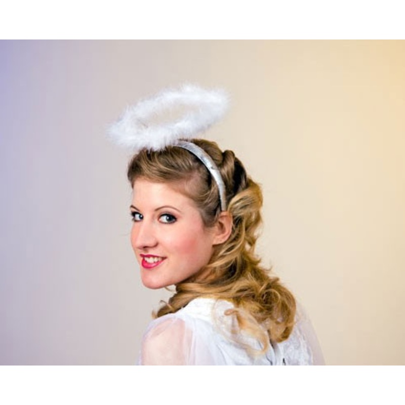 Sweet Halo Headband with Marabou Feathers