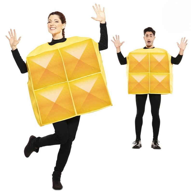 Tetrimino yellow O costume in M/L