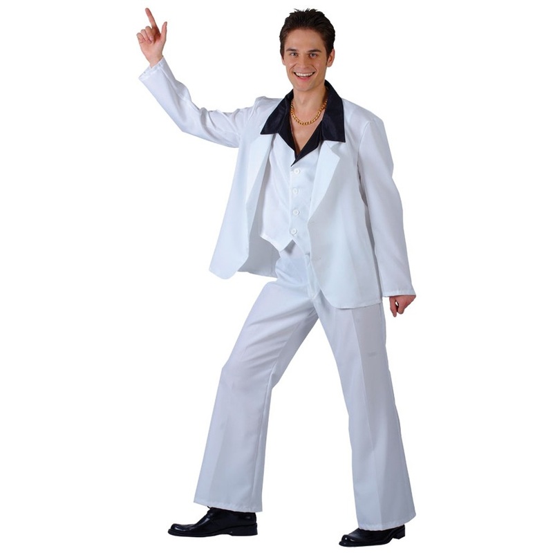 White Discostar party suit Roland S