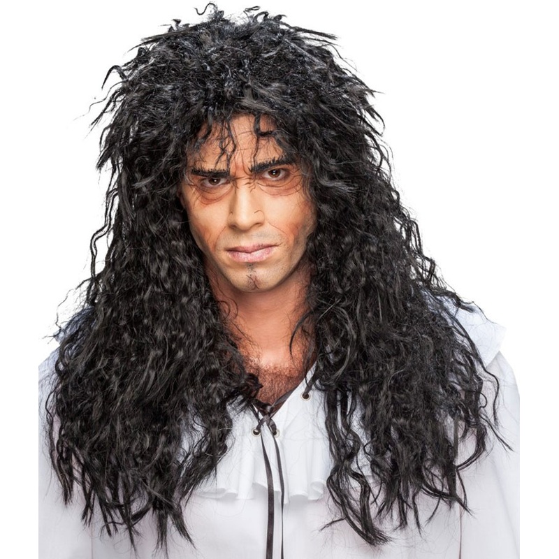 Wild hard rock curly wig