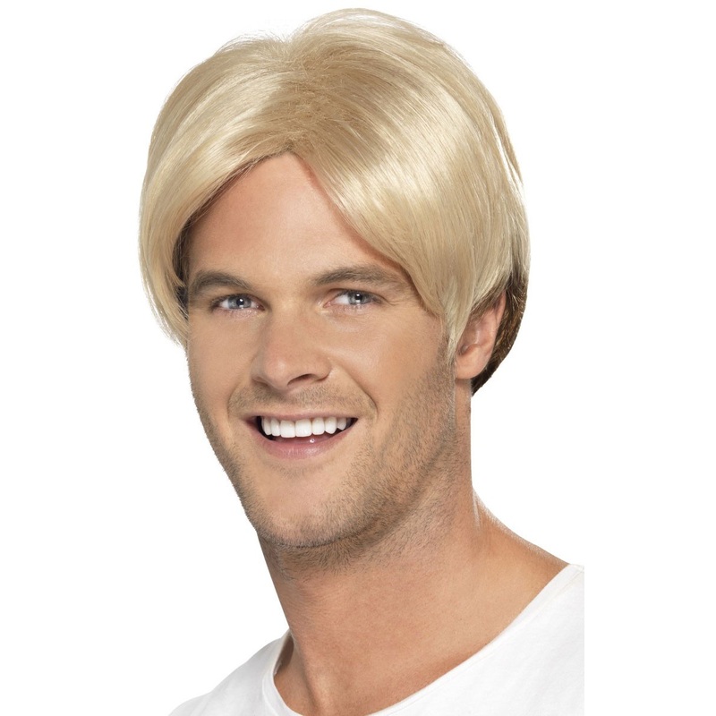 Charming 90s boyband wig