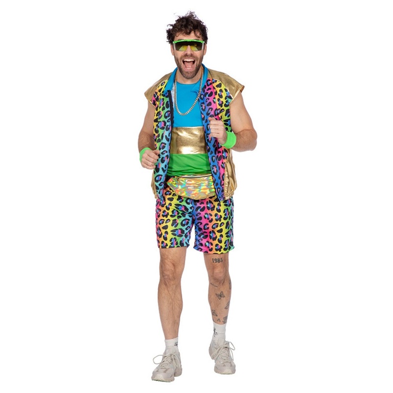 Colorful panther set 3-piece for men S
