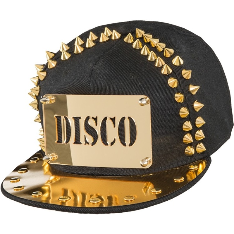 Disco studded baseball cap