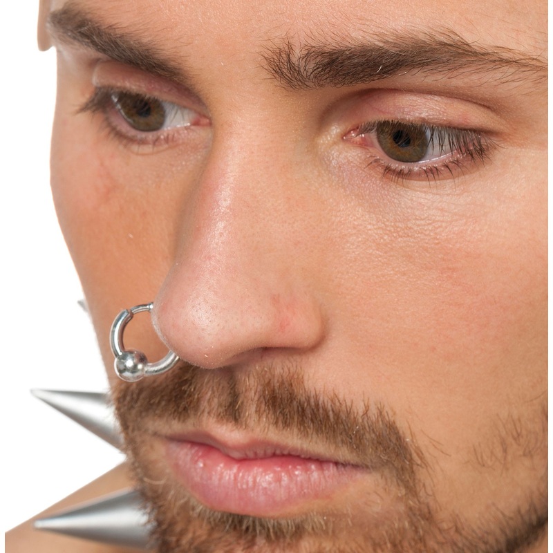 Fake piercing ring set of 8