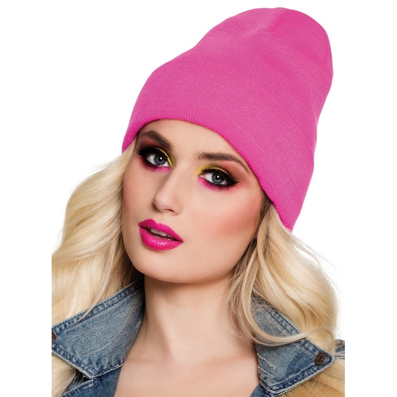 Gisa neon hat in pink