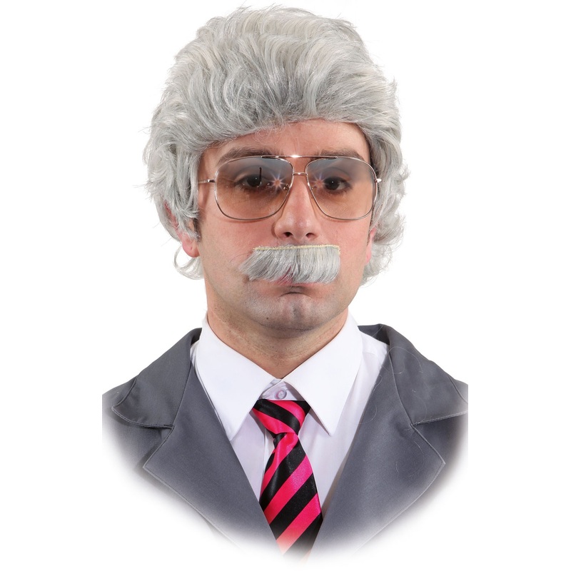 Gray Horst Schlmma wig with beard