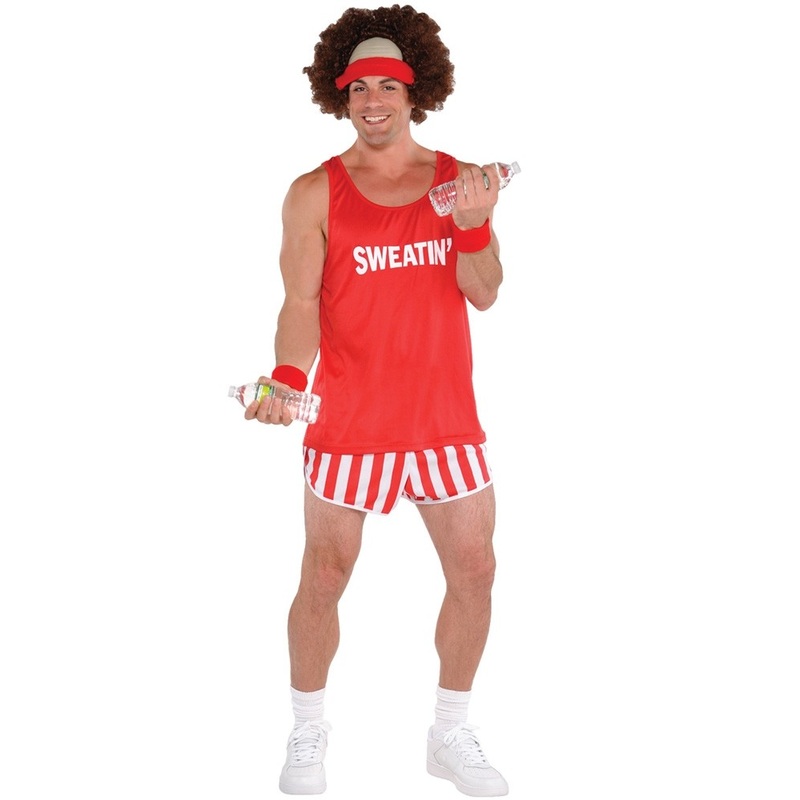 Great 80s athlete mens costume