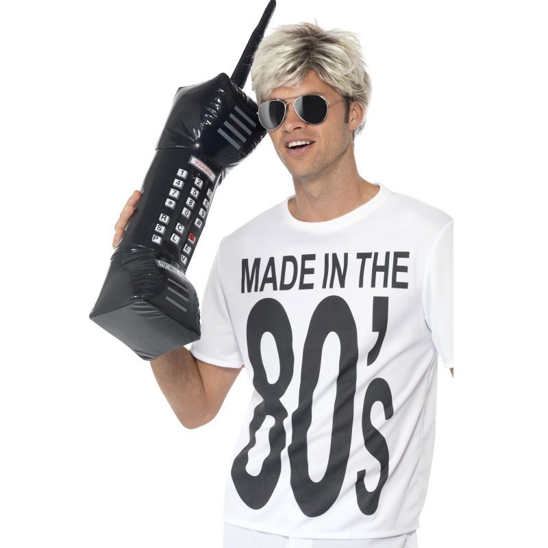 Inflatable retro 80s cell phone