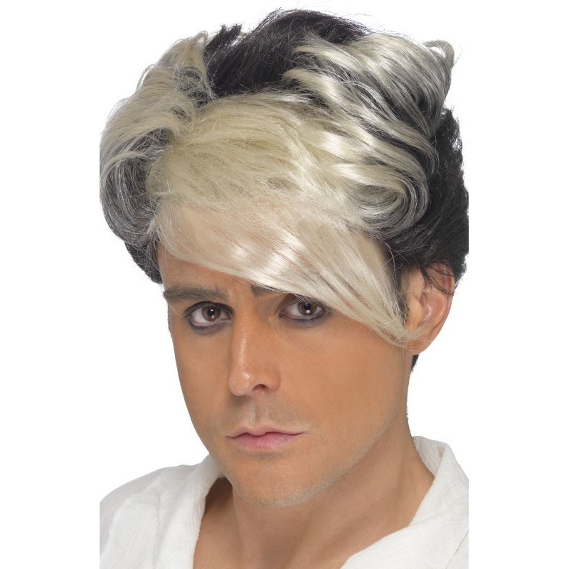 Pop star wig black-blonde