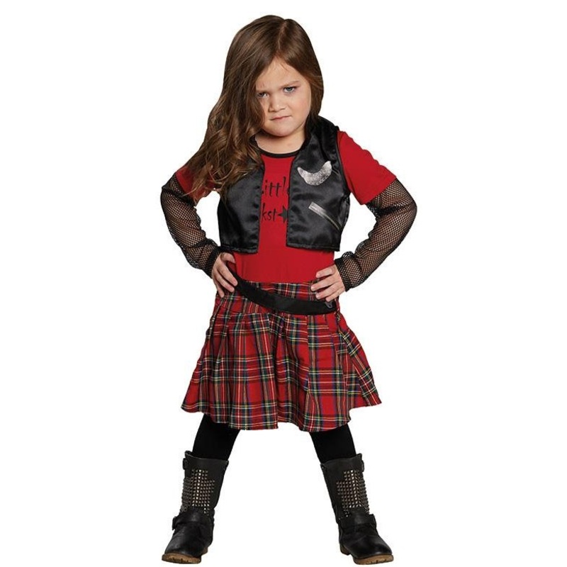 Punk rock brat girl costume 116