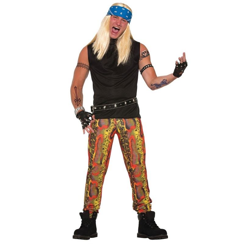 Snake pattern men's pants