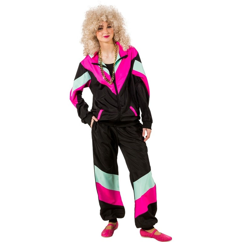 Tracksuit Wild 80s for adults S-M