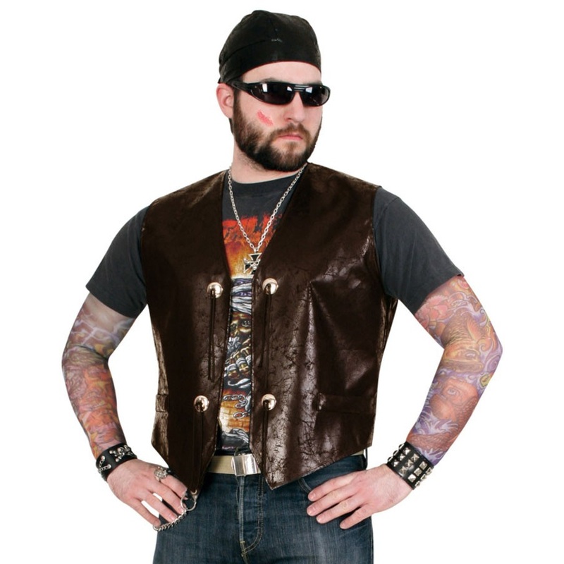 True Rock biker vest L