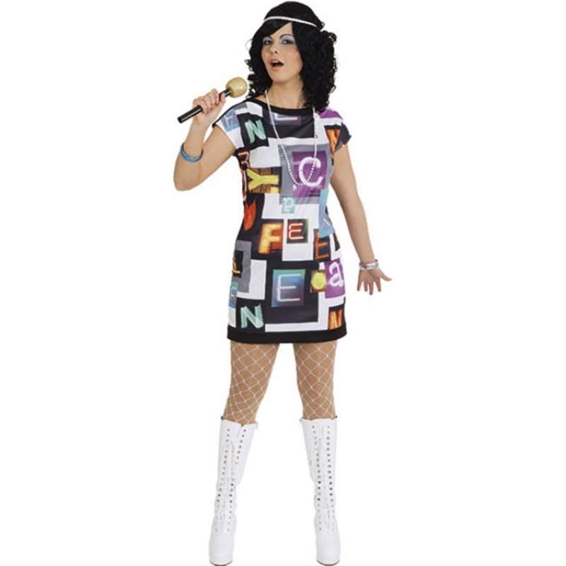 80s letters dress 36