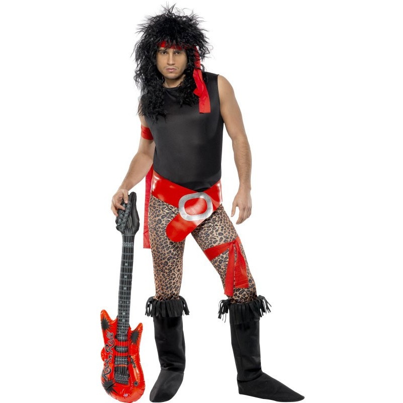 80s rock tube mens costume M