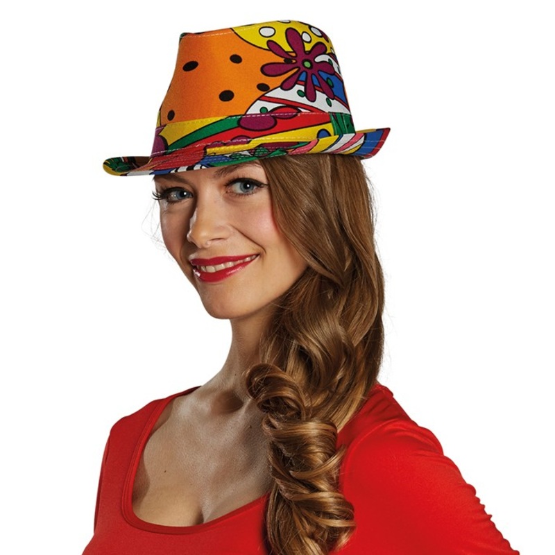 Colorful party fedora hat