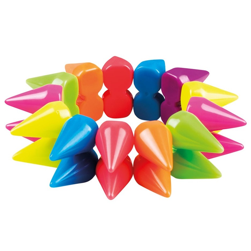 Colorful spiky bracelet