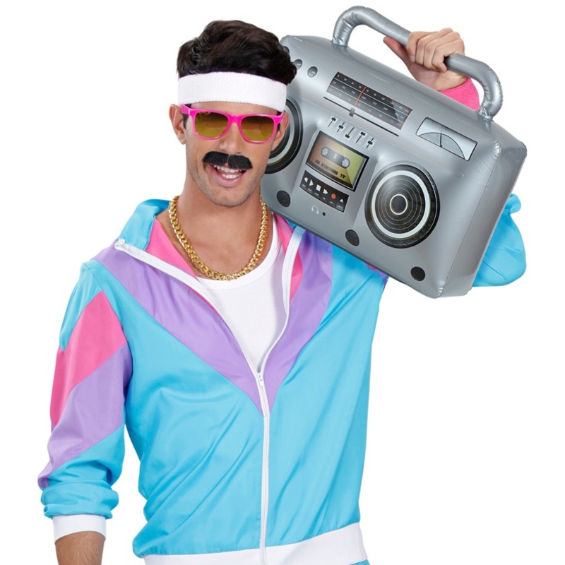 Inflatable cassette recorder 80s radio