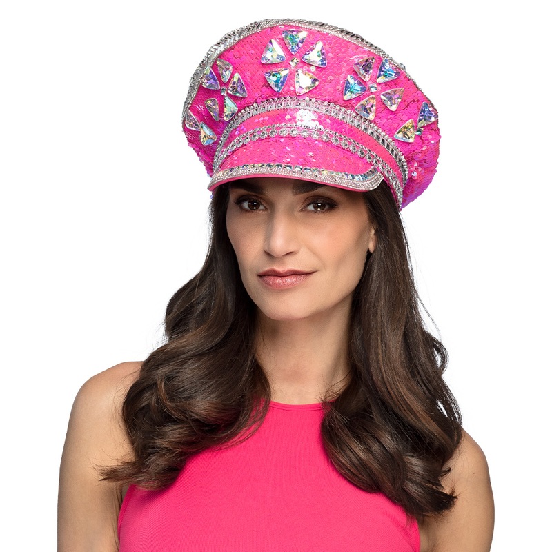 Pink Sparkle Glamor Hat
