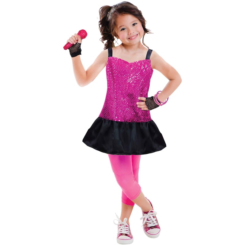 Pop star Pauline costume for girls