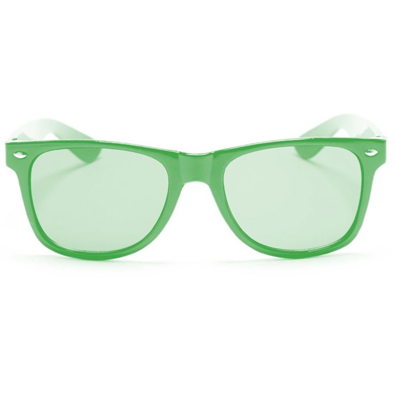 Retro glasses green