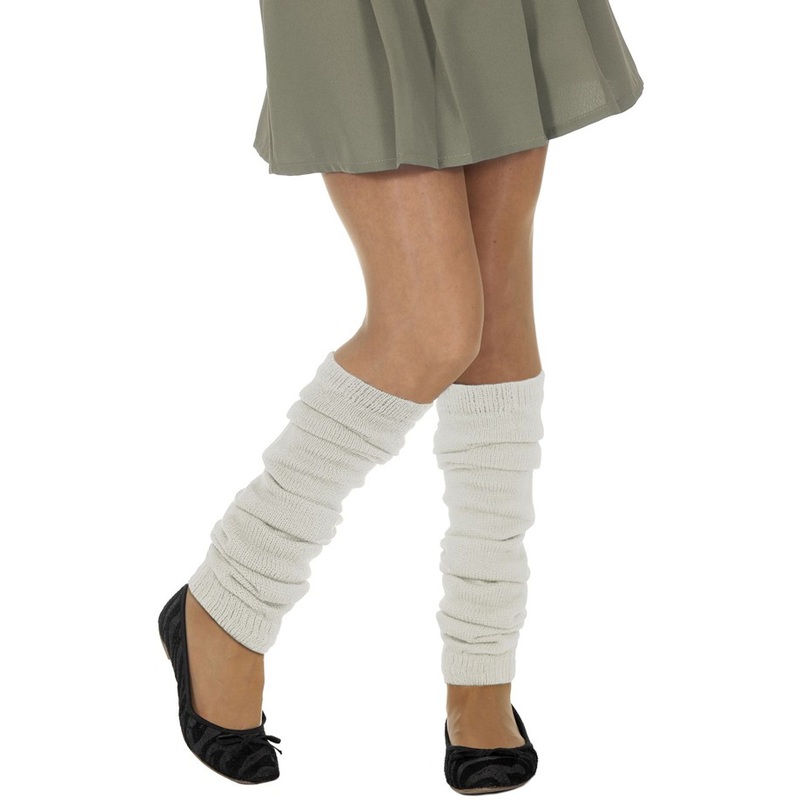 White leg warmers leg warmers