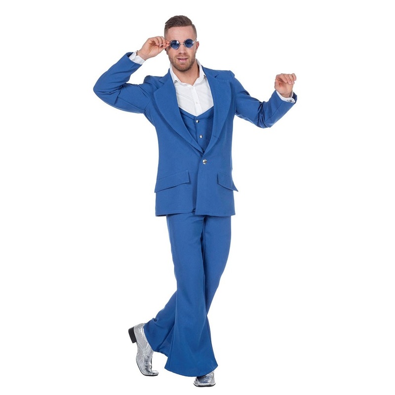 70s party suit blue 48