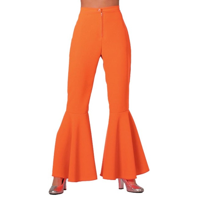 Bell bottoms Disco Fever Neon Orange 36