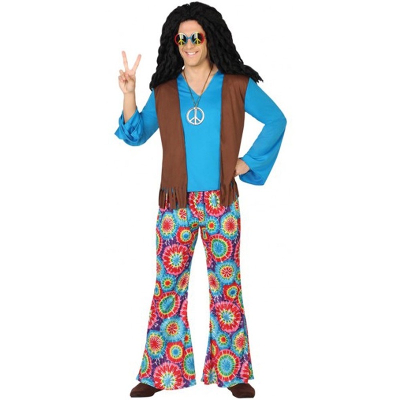 Bobby hip hippie costume for men XS-S