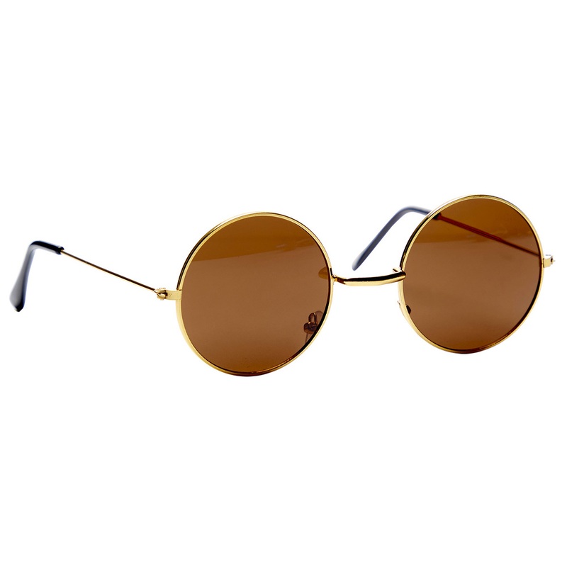Brown hippie Lennon glasses