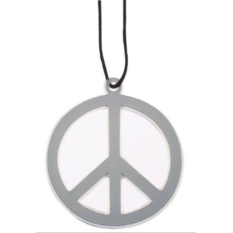 Classic peace sign necklace hippie