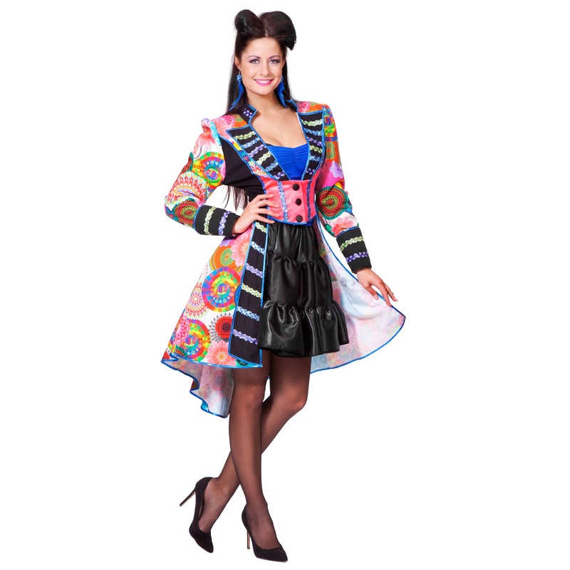 Colorful 70s design women's jacket 34