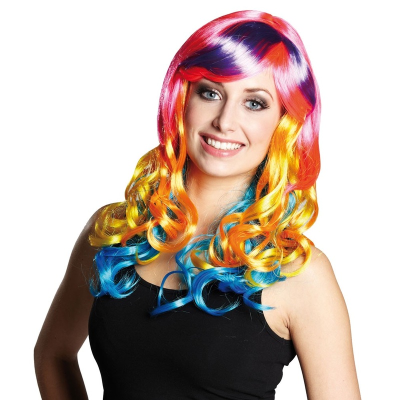 Colorful ladies wig Lilly