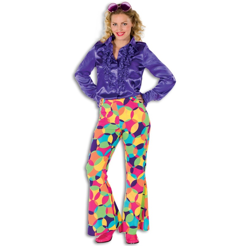Colorful Schlager ladies pants 34