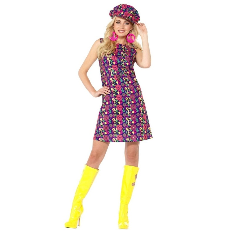 Flower Power Hippie Costume Roxanne S
