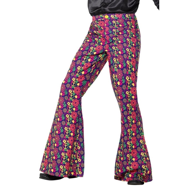 Flower Power Peace Pants for men M