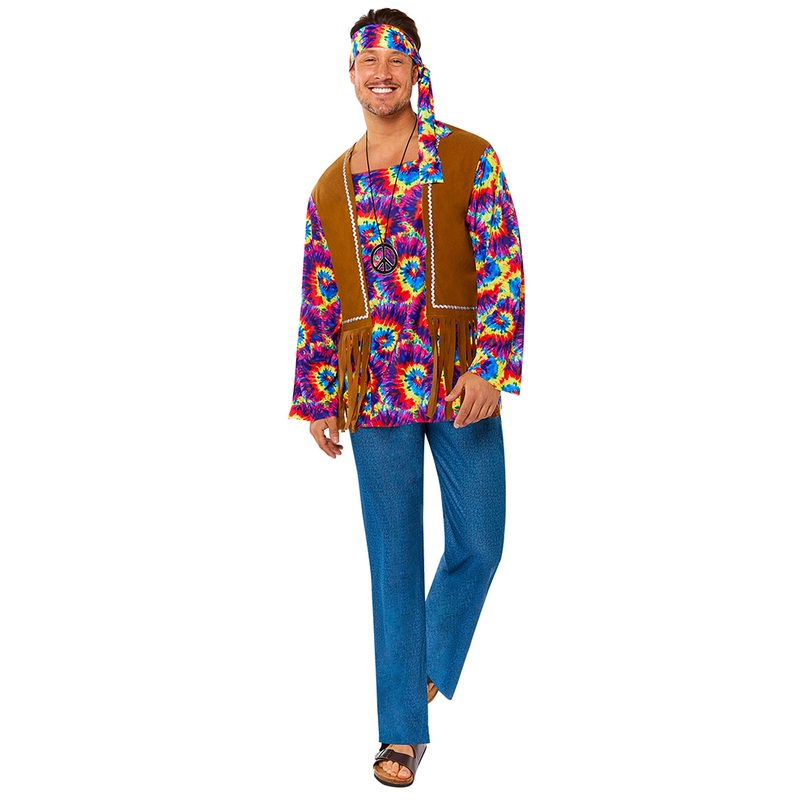 Hippie Clive Costume Men's S