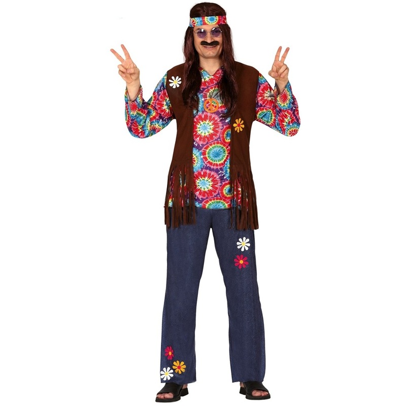 Hippie Dude Mike men's costume M