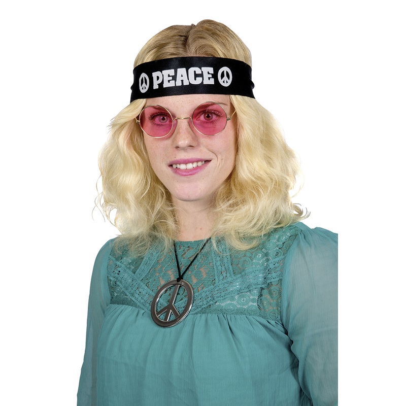 Hippie Flower Power Accessory Set 3 pieces