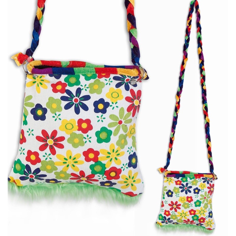 Hippie handbag Flower Power