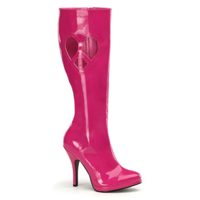 Hippie patent leather boots pink