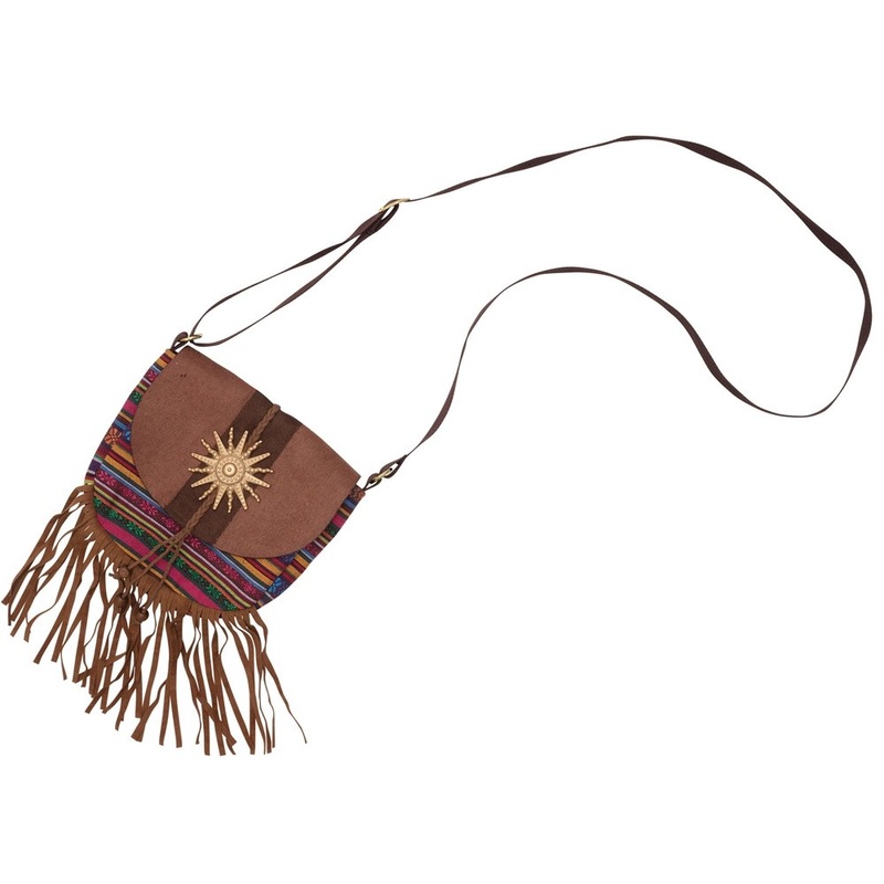 Indian fringed handbag Sunshine