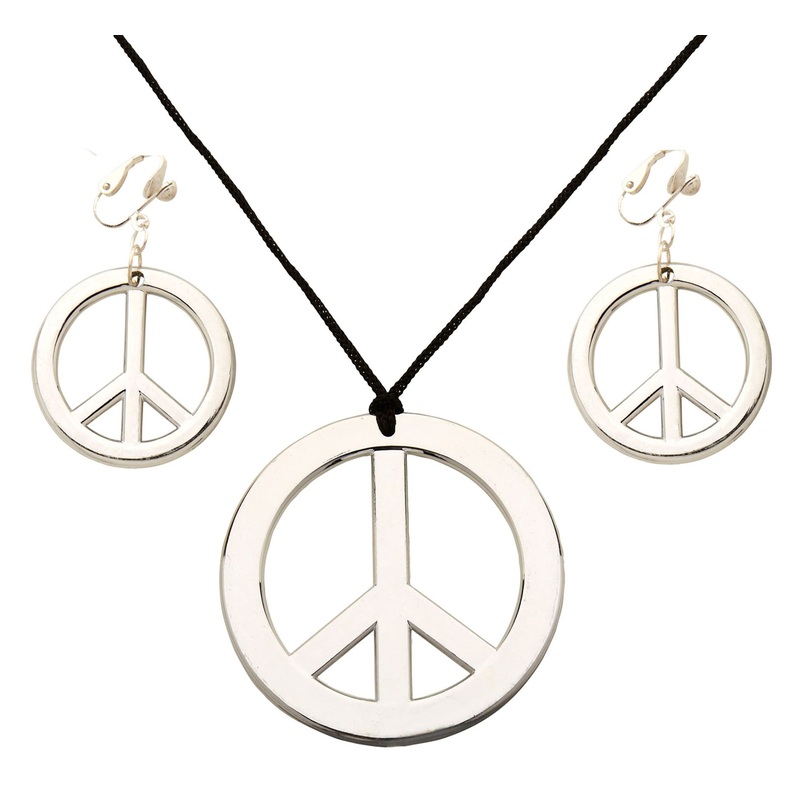 Peace chain and earring set