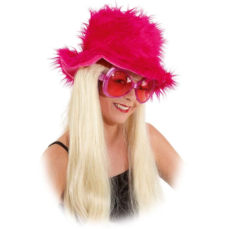Pink party plush hat Peggy