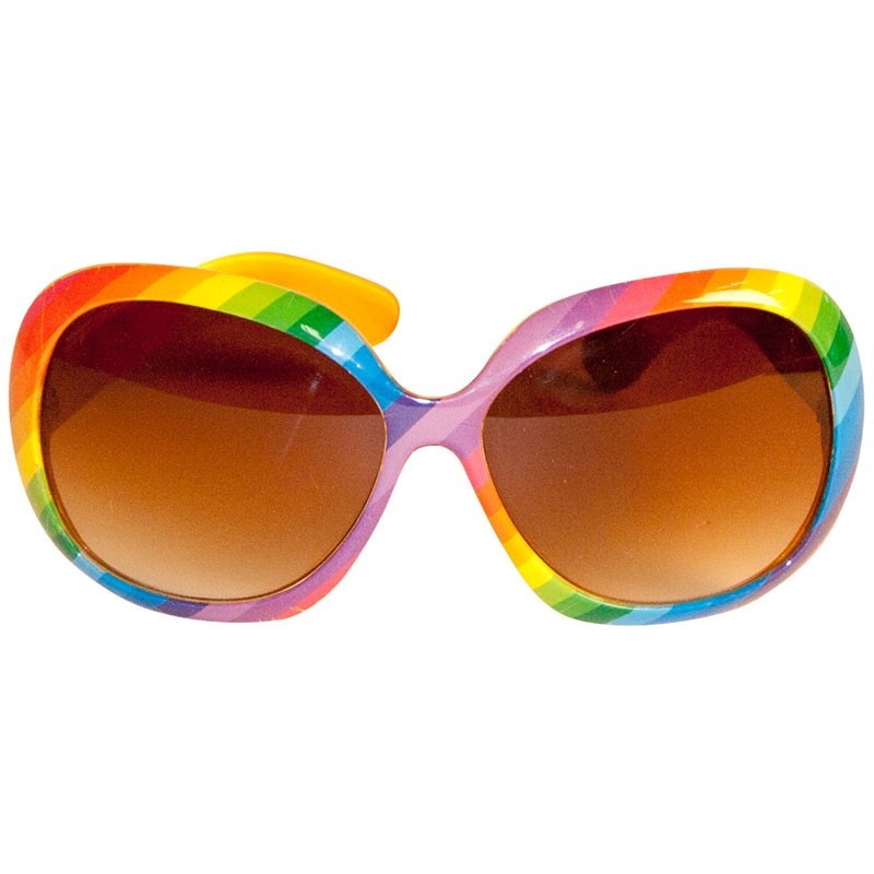 Rainbow party glasses