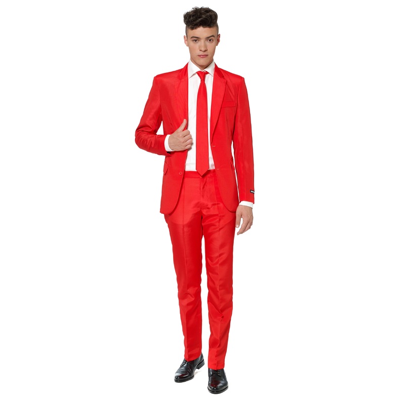 Suitmeister party suit Solid Red S