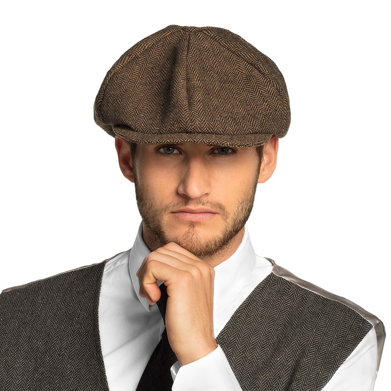 1920s cap Manchester brown